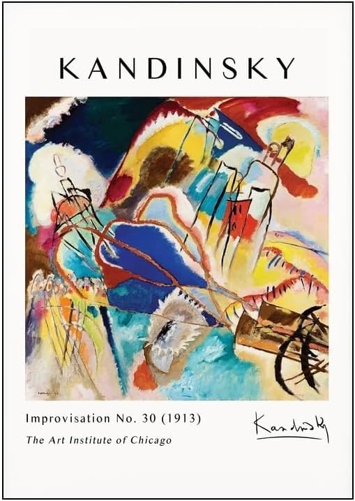 Amazon.co.jp: 有名なワシリー・カンディンスキーのポスターとプリント